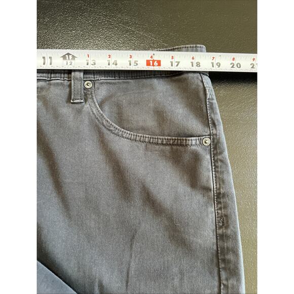AG Adriano Goldschmied Pants Men 36x34 Grey The Protege Straight USA 30" Inseam - Picture 11 of 13